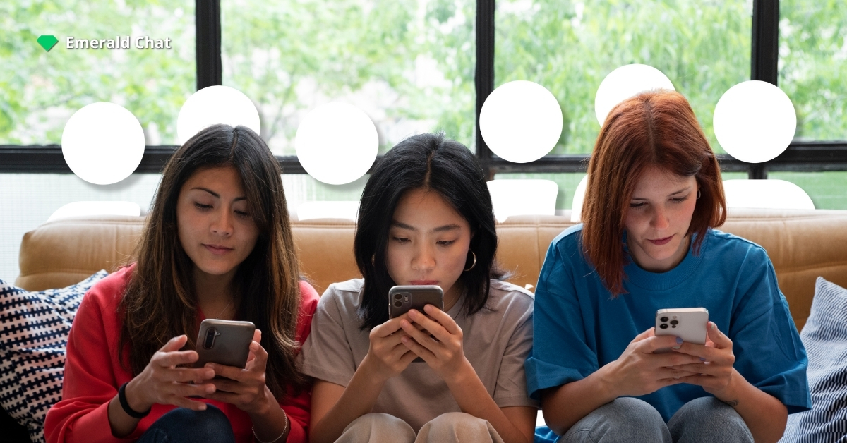 Group of people who's busy on their phone