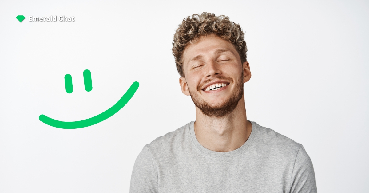 A guy trying not to be awkward