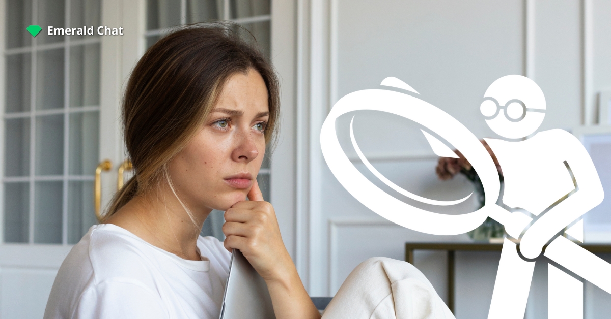 A woman who is reflecting