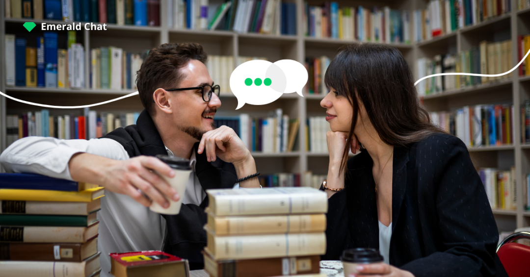 Making friends as an introvert by picking comfortable social spaces, shown by a woman smiling while holding a warm drink near a window.