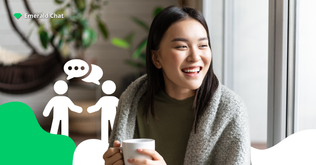 Two people connecting in a quiet library setting.
